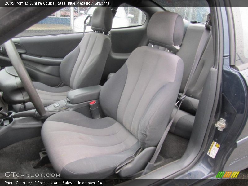 Steel Blue Metallic / Graphite 2005 Pontiac Sunfire Coupe