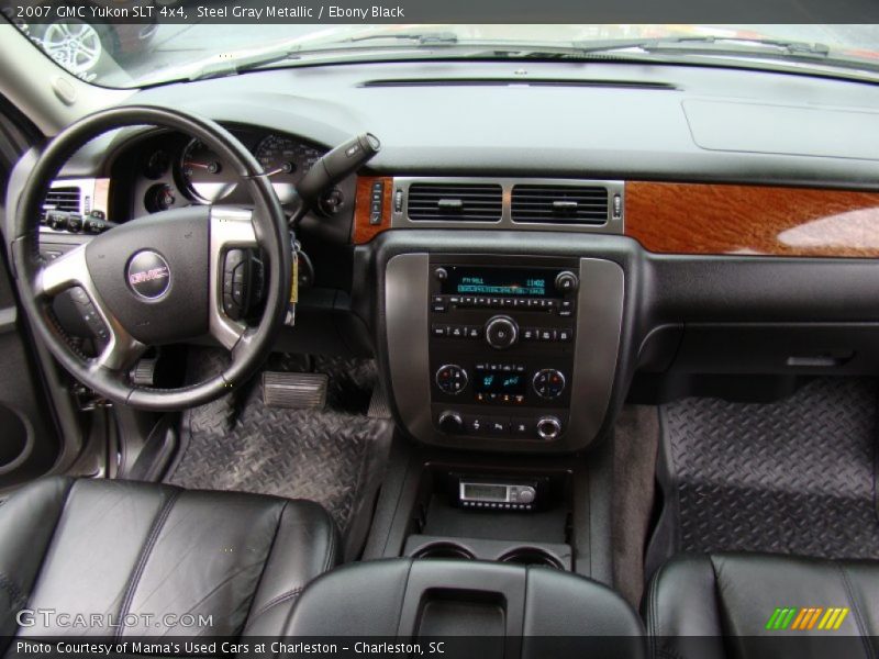 Steel Gray Metallic / Ebony Black 2007 GMC Yukon SLT 4x4