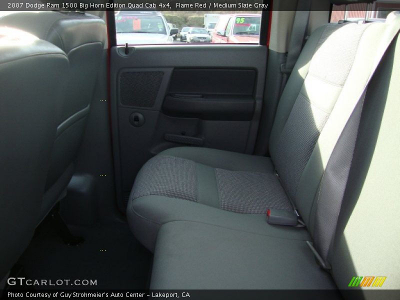 Flame Red / Medium Slate Gray 2007 Dodge Ram 1500 Big Horn Edition Quad Cab 4x4