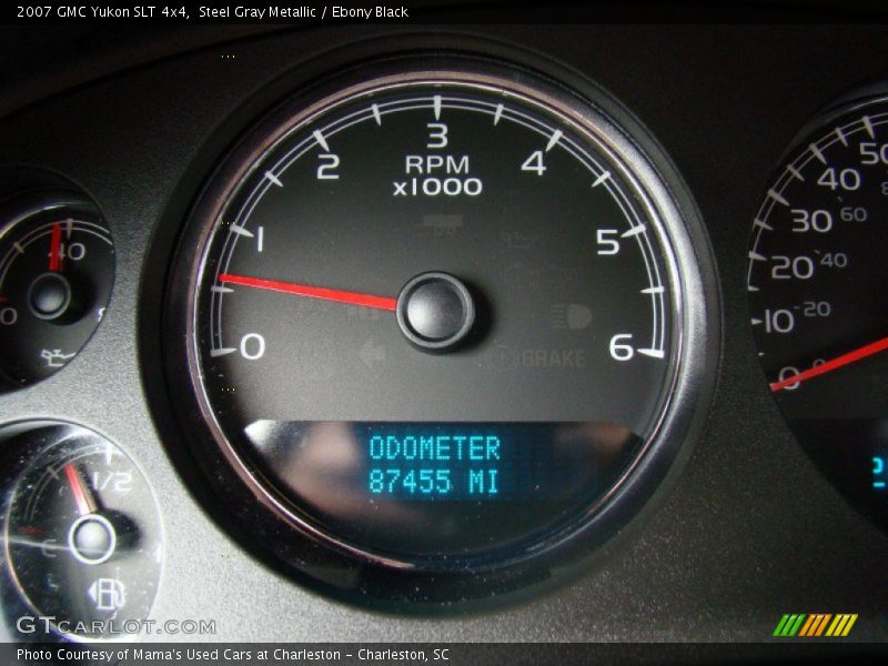 Steel Gray Metallic / Ebony Black 2007 GMC Yukon SLT 4x4