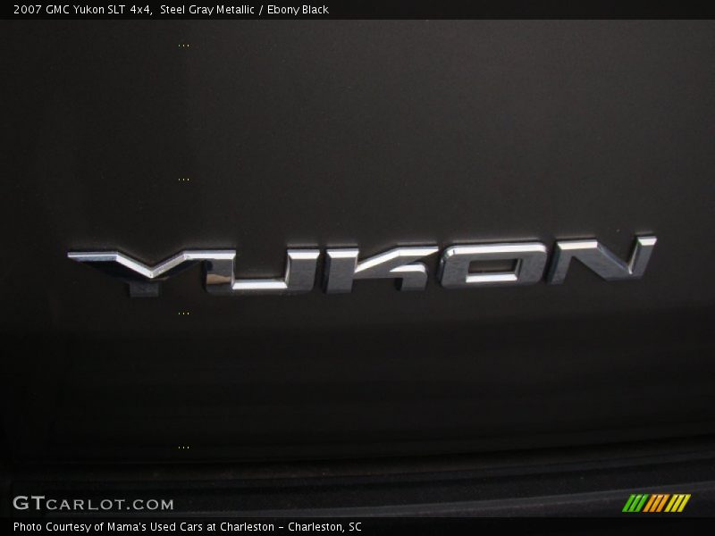 Steel Gray Metallic / Ebony Black 2007 GMC Yukon SLT 4x4