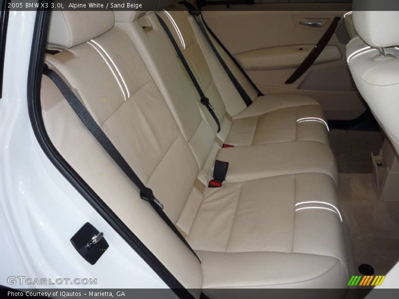 Alpine White / Sand Beige 2005 BMW X3 3.0i