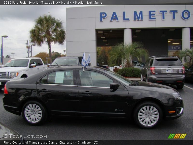 Tuxedo Black Metallic / Medium Light Stone 2010 Ford Fusion Hybrid