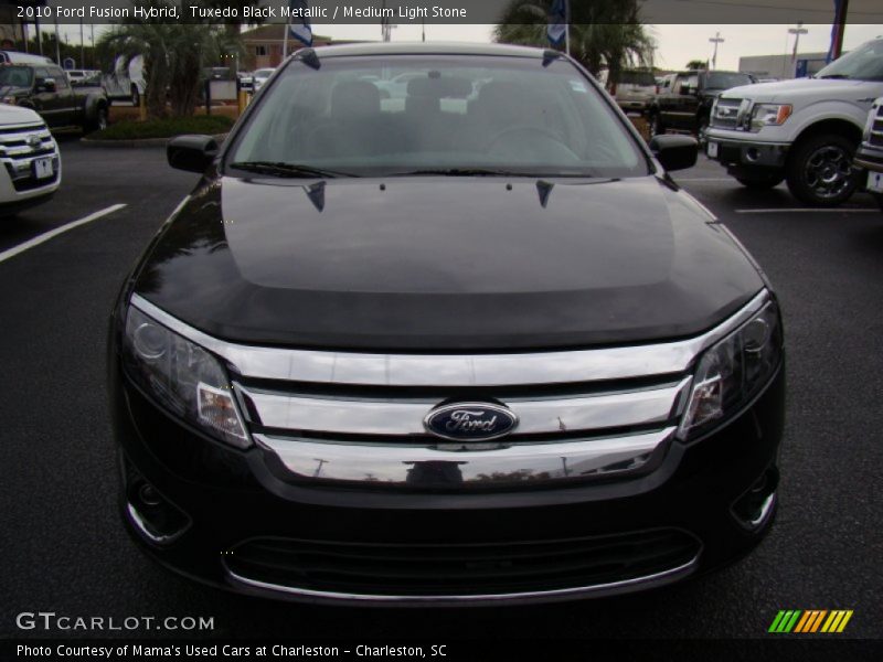 Tuxedo Black Metallic / Medium Light Stone 2010 Ford Fusion Hybrid
