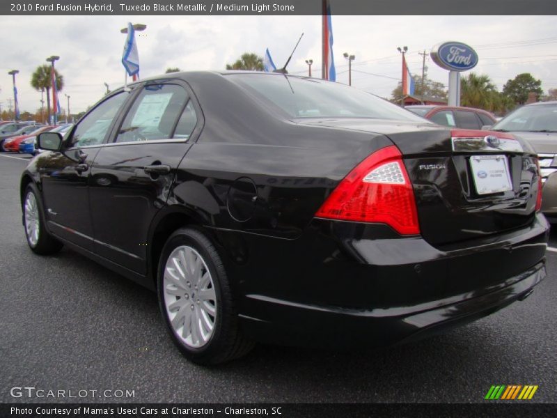 Tuxedo Black Metallic / Medium Light Stone 2010 Ford Fusion Hybrid