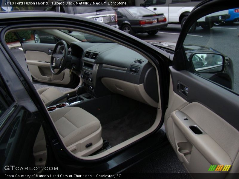 Tuxedo Black Metallic / Medium Light Stone 2010 Ford Fusion Hybrid