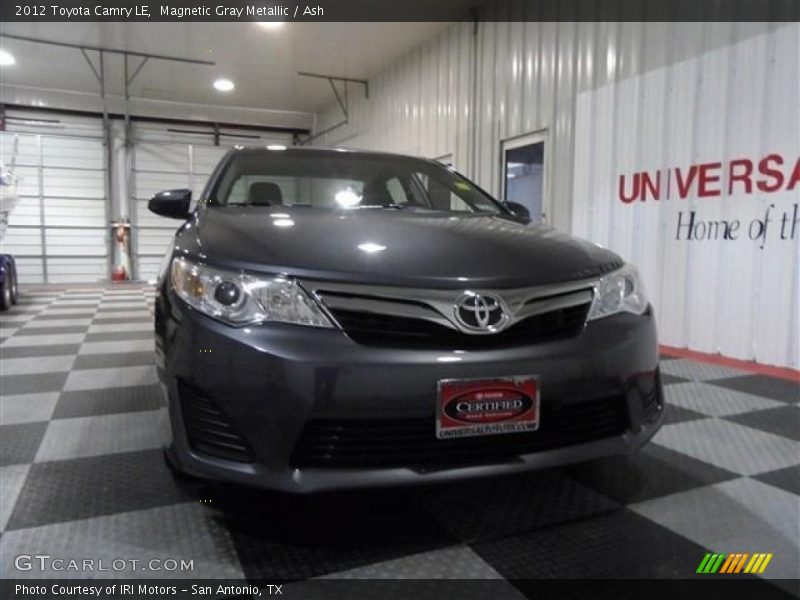Magnetic Gray Metallic / Ash 2012 Toyota Camry LE