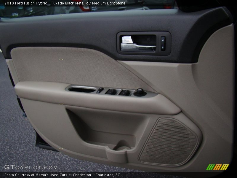 Tuxedo Black Metallic / Medium Light Stone 2010 Ford Fusion Hybrid