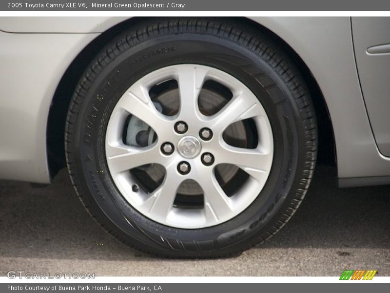 Mineral Green Opalescent / Gray 2005 Toyota Camry XLE V6