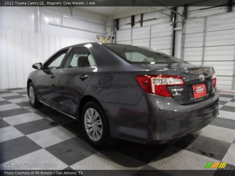 Magnetic Gray Metallic / Ash 2012 Toyota Camry LE