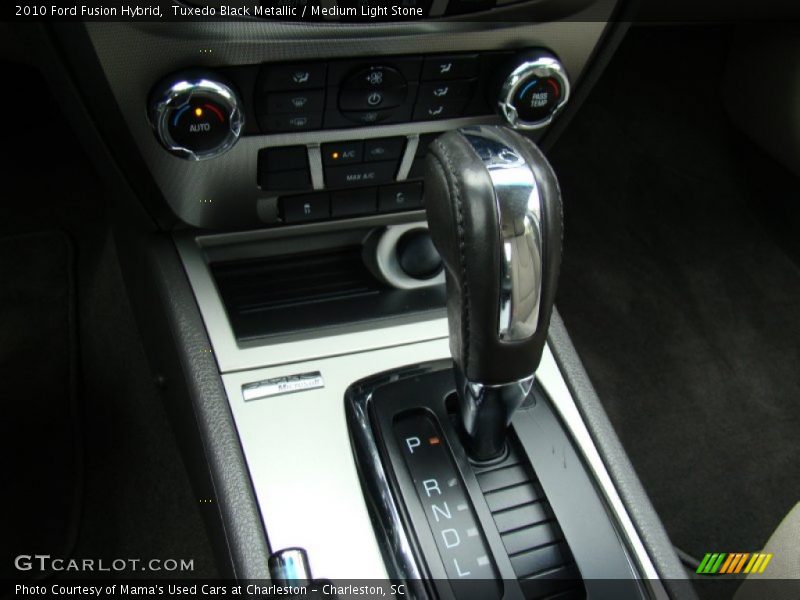 Tuxedo Black Metallic / Medium Light Stone 2010 Ford Fusion Hybrid