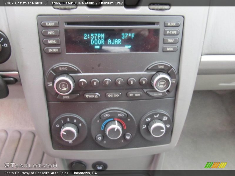 Laser Blue Metallic / Titanium Gray 2007 Chevrolet Malibu LT Sedan