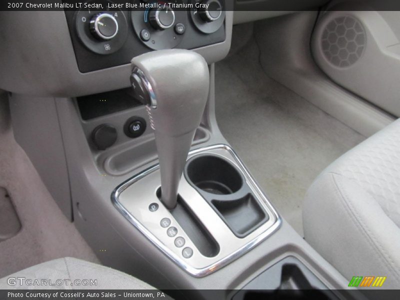 Laser Blue Metallic / Titanium Gray 2007 Chevrolet Malibu LT Sedan