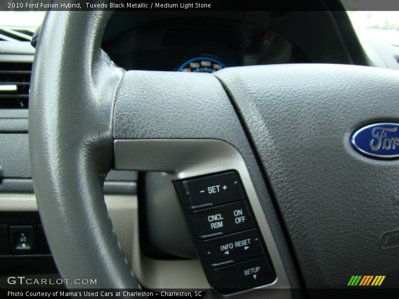 Tuxedo Black Metallic / Medium Light Stone 2010 Ford Fusion Hybrid