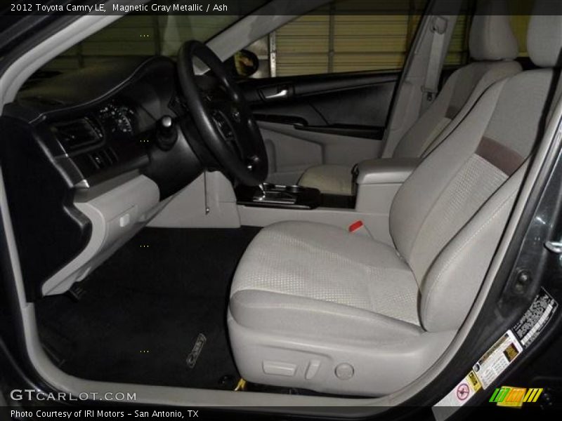 Magnetic Gray Metallic / Ash 2012 Toyota Camry LE