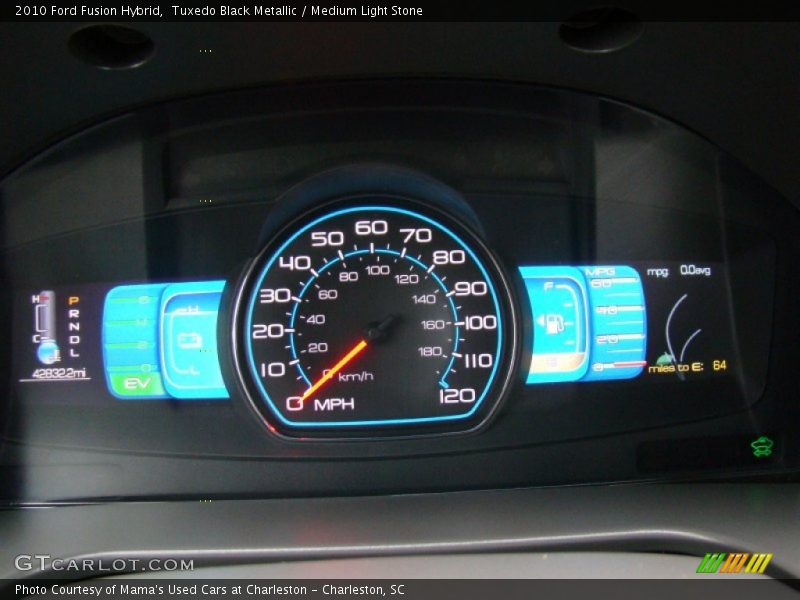 Tuxedo Black Metallic / Medium Light Stone 2010 Ford Fusion Hybrid