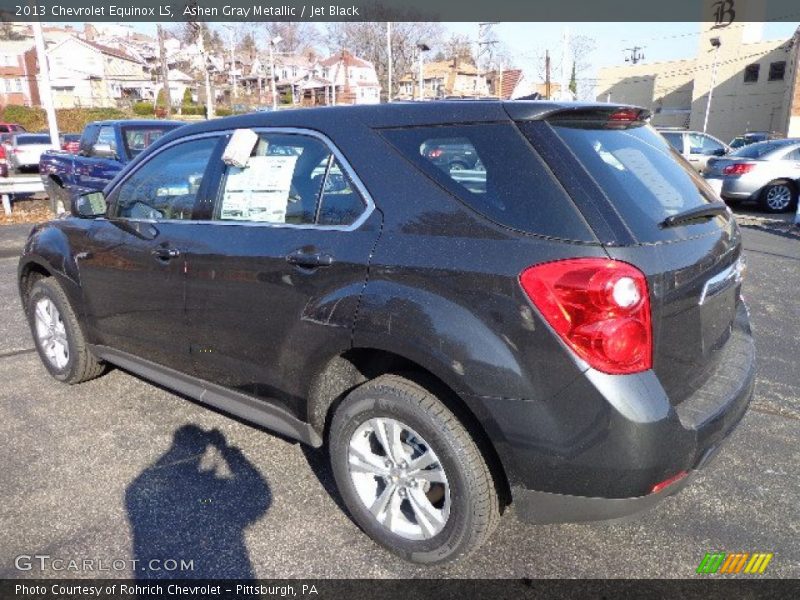 Ashen Gray Metallic / Jet Black 2013 Chevrolet Equinox LS