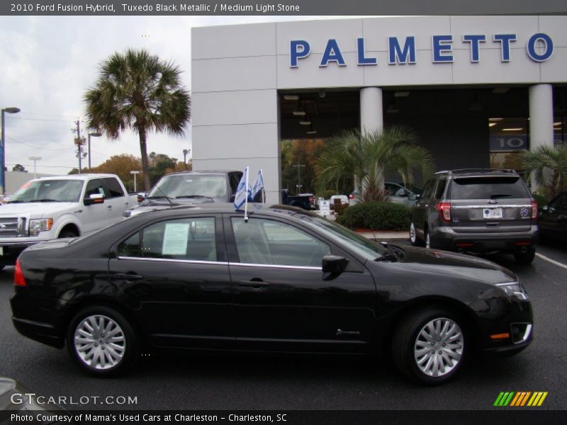 Tuxedo Black Metallic / Medium Light Stone 2010 Ford Fusion Hybrid