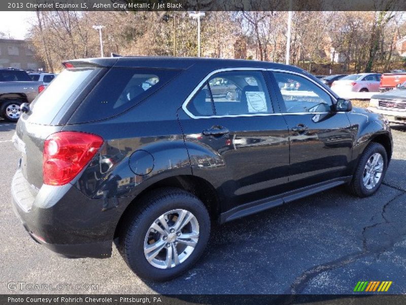 Ashen Gray Metallic / Jet Black 2013 Chevrolet Equinox LS