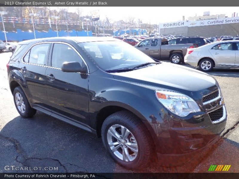 Ashen Gray Metallic / Jet Black 2013 Chevrolet Equinox LS