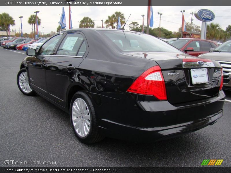 Tuxedo Black Metallic / Medium Light Stone 2010 Ford Fusion Hybrid