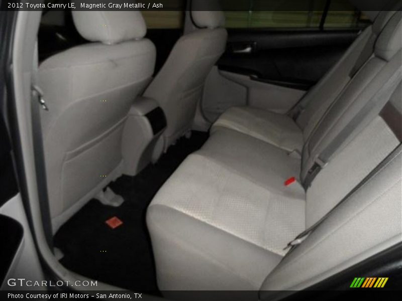 Magnetic Gray Metallic / Ash 2012 Toyota Camry LE