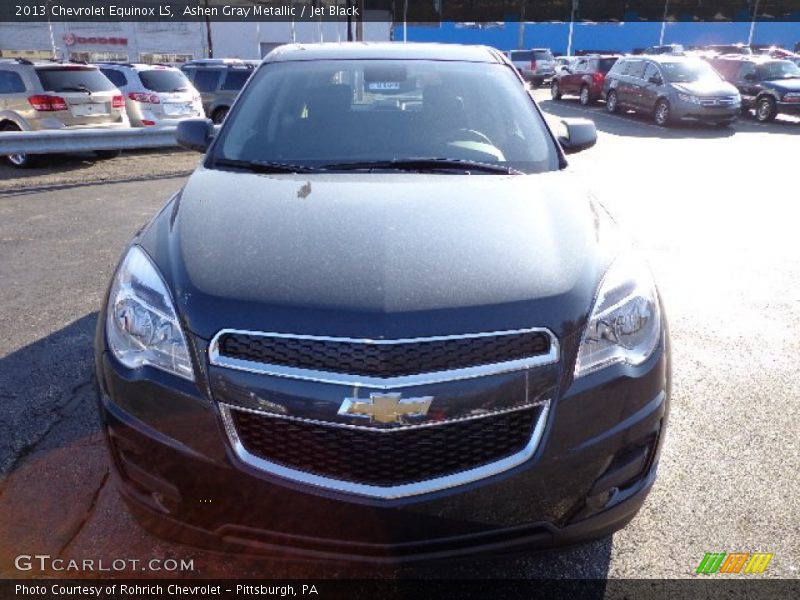Ashen Gray Metallic / Jet Black 2013 Chevrolet Equinox LS
