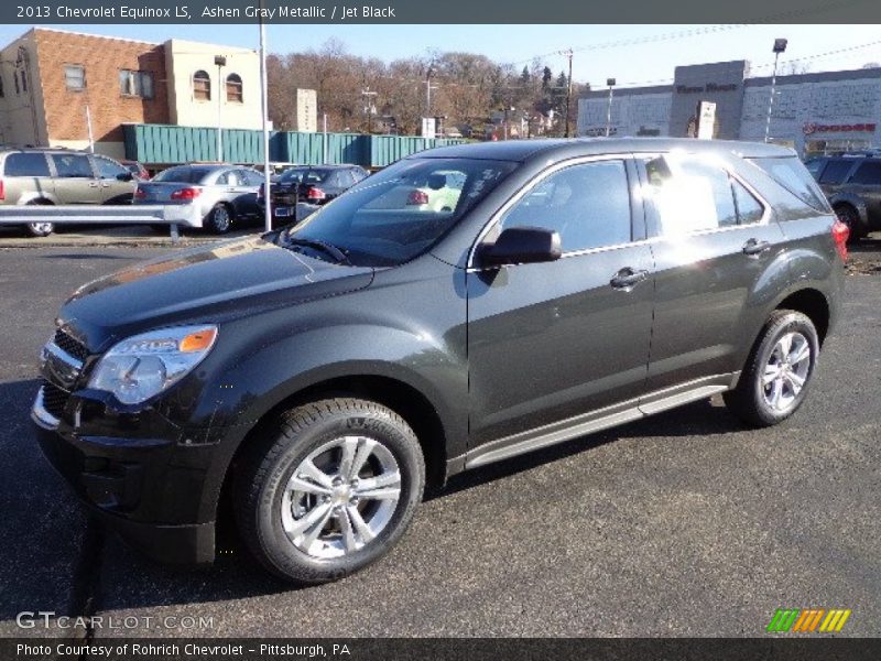 Ashen Gray Metallic / Jet Black 2013 Chevrolet Equinox LS