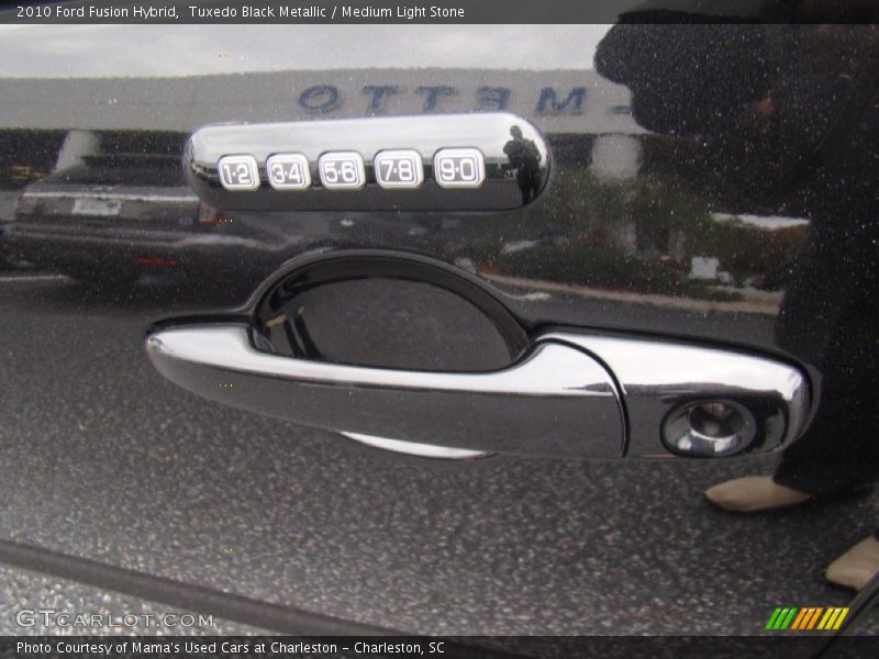 Tuxedo Black Metallic / Medium Light Stone 2010 Ford Fusion Hybrid
