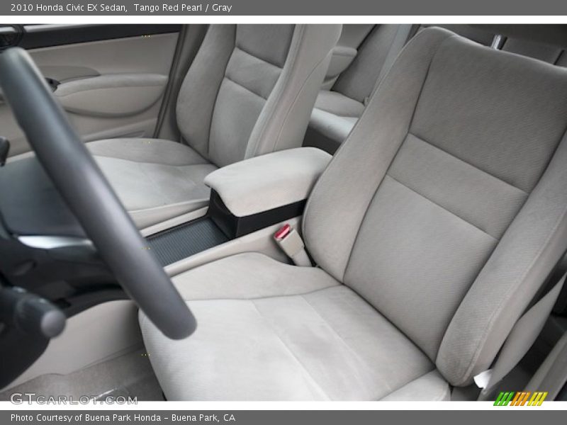 Tango Red Pearl / Gray 2010 Honda Civic EX Sedan
