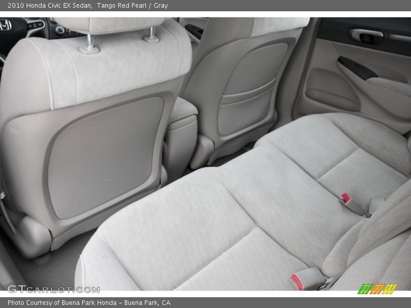 Tango Red Pearl / Gray 2010 Honda Civic EX Sedan