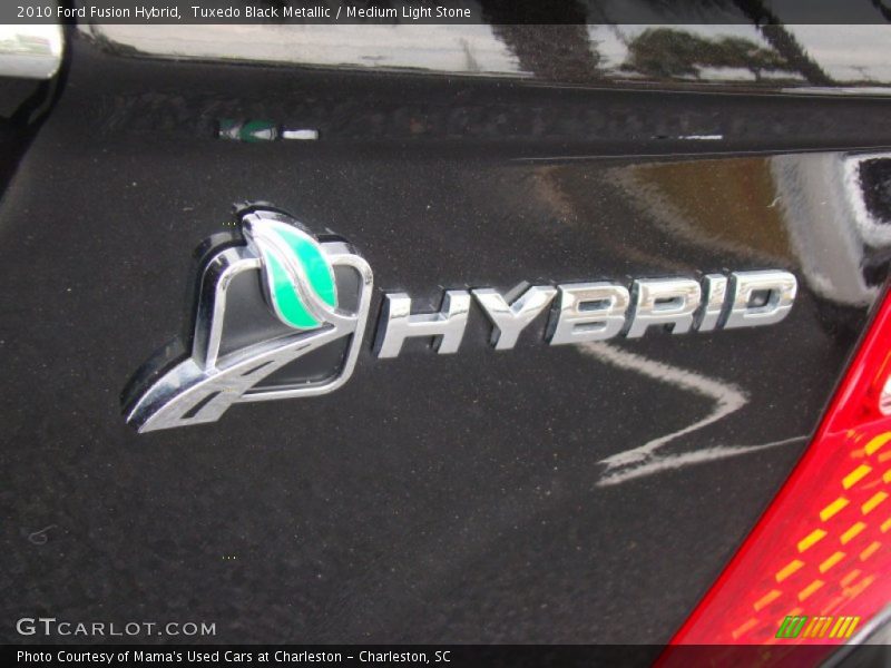 Tuxedo Black Metallic / Medium Light Stone 2010 Ford Fusion Hybrid