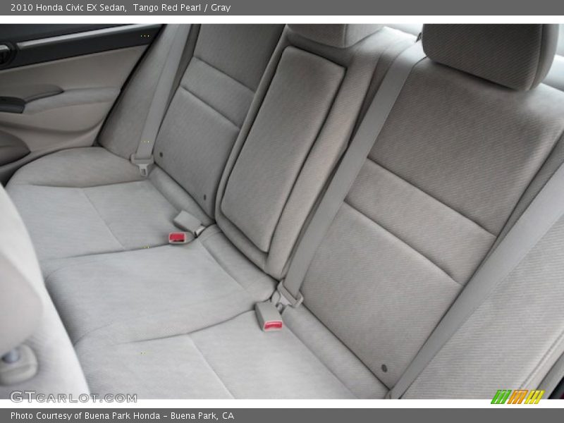 Tango Red Pearl / Gray 2010 Honda Civic EX Sedan