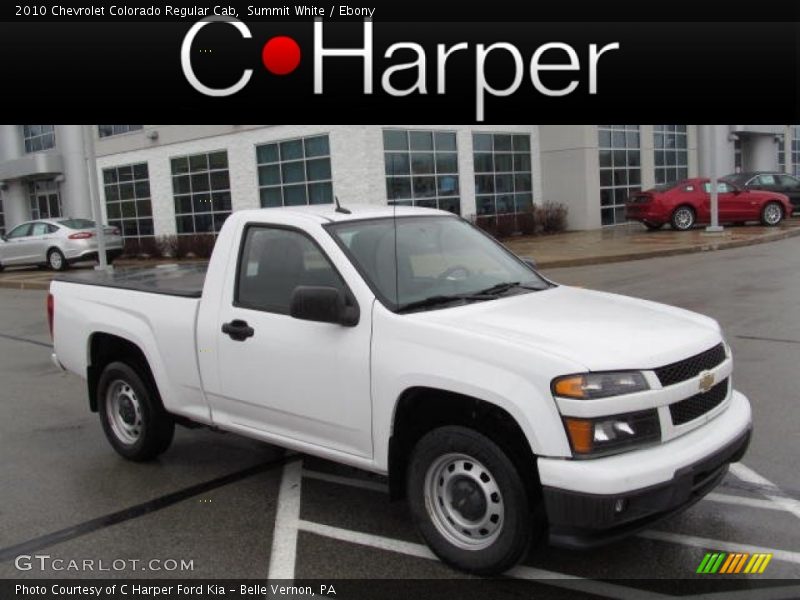 Summit White / Ebony 2010 Chevrolet Colorado Regular Cab