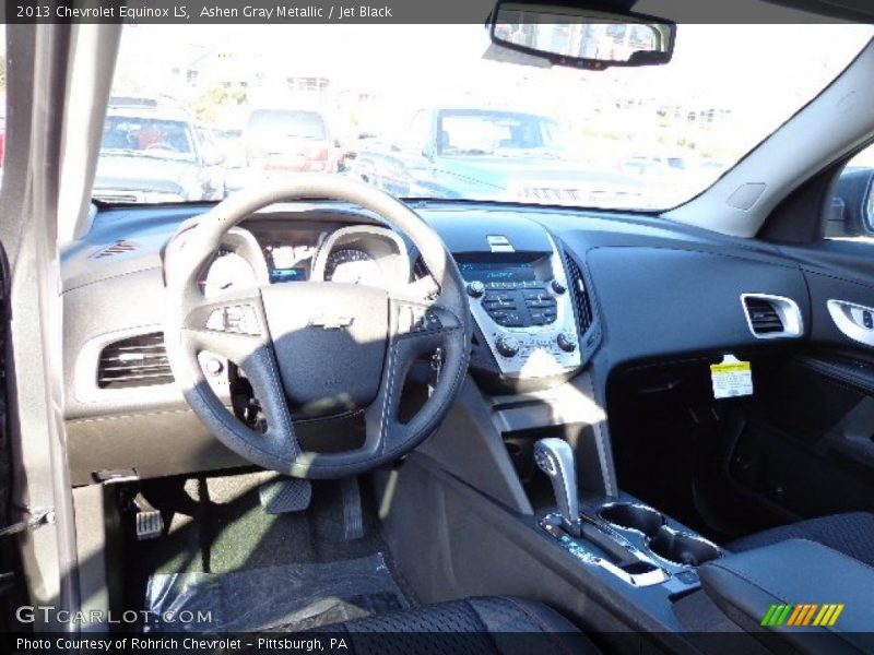 Ashen Gray Metallic / Jet Black 2013 Chevrolet Equinox LS