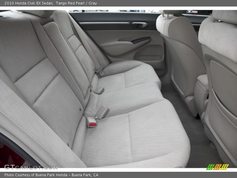 Tango Red Pearl / Gray 2010 Honda Civic EX Sedan