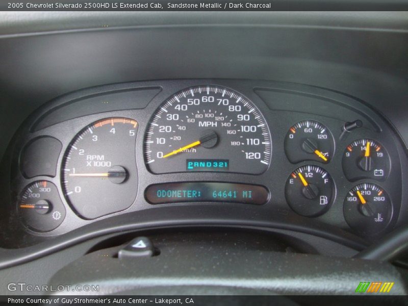  2005 Silverado 2500HD LS Extended Cab LS Extended Cab Gauges