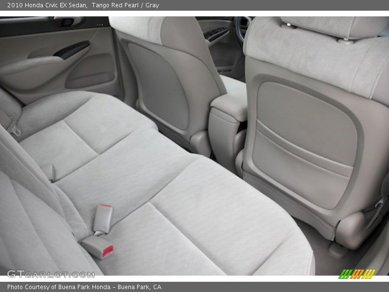 Tango Red Pearl / Gray 2010 Honda Civic EX Sedan