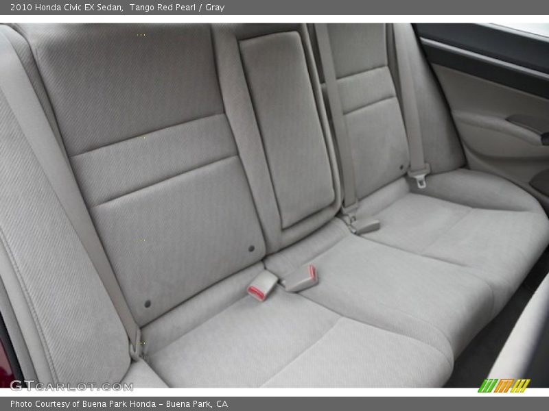 Tango Red Pearl / Gray 2010 Honda Civic EX Sedan