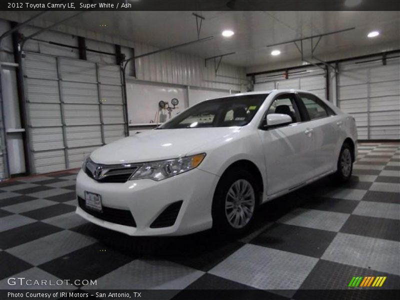 Super White / Ash 2012 Toyota Camry LE