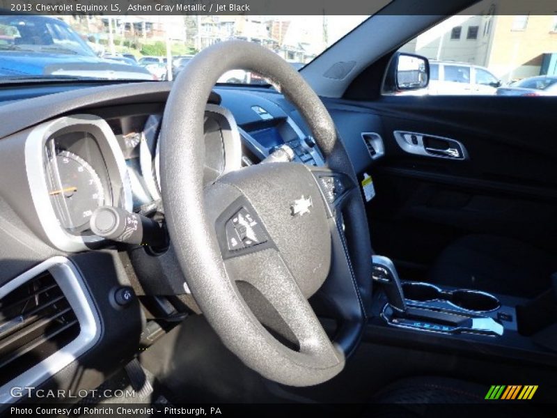 Ashen Gray Metallic / Jet Black 2013 Chevrolet Equinox LS