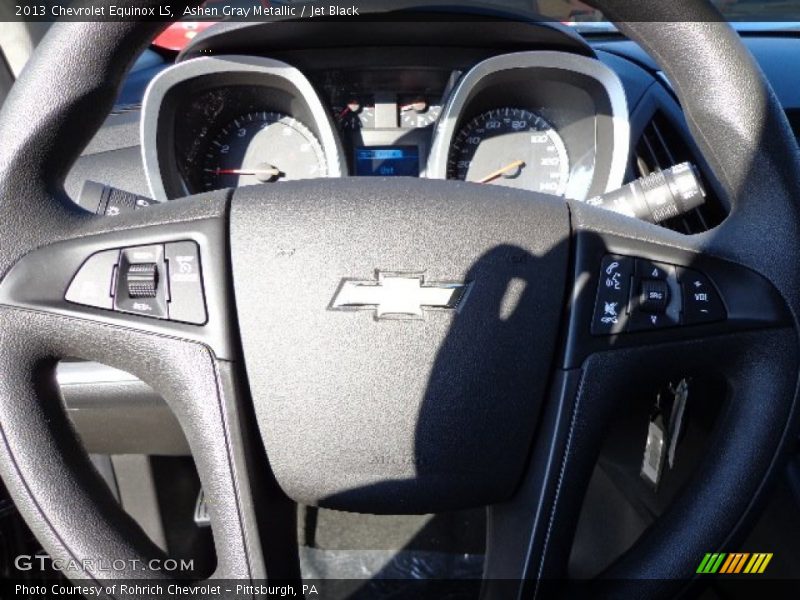Ashen Gray Metallic / Jet Black 2013 Chevrolet Equinox LS
