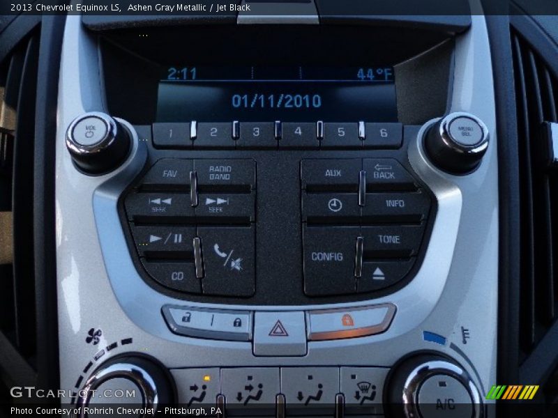 Ashen Gray Metallic / Jet Black 2013 Chevrolet Equinox LS