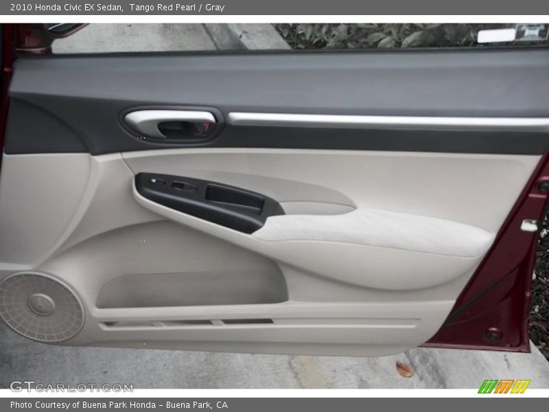 Tango Red Pearl / Gray 2010 Honda Civic EX Sedan