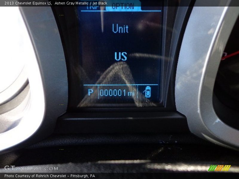 Ashen Gray Metallic / Jet Black 2013 Chevrolet Equinox LS