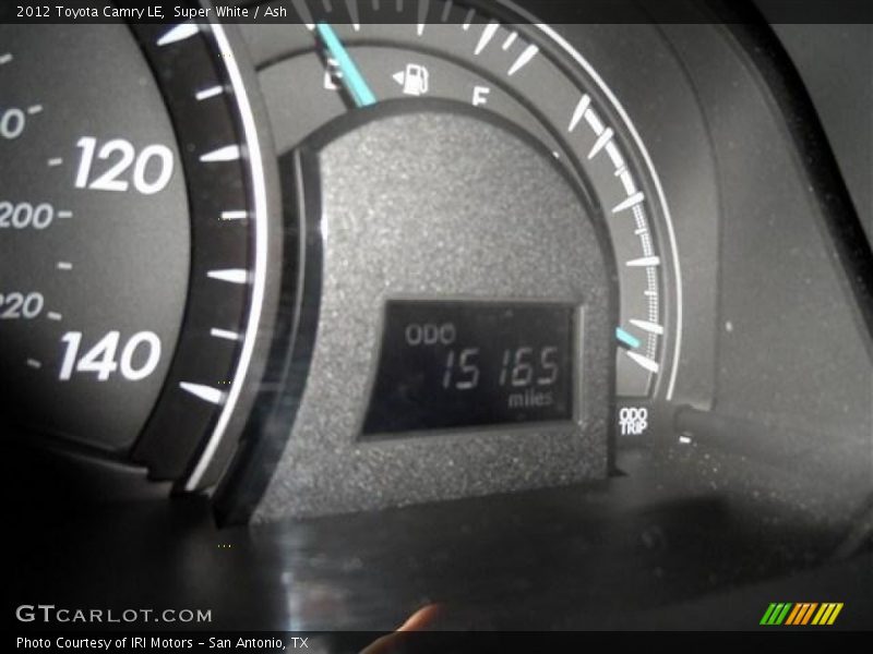 Super White / Ash 2012 Toyota Camry LE
