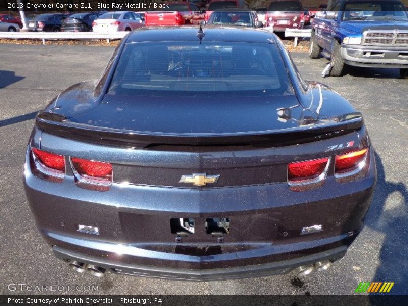 Blue Ray Metallic / Black 2013 Chevrolet Camaro ZL1