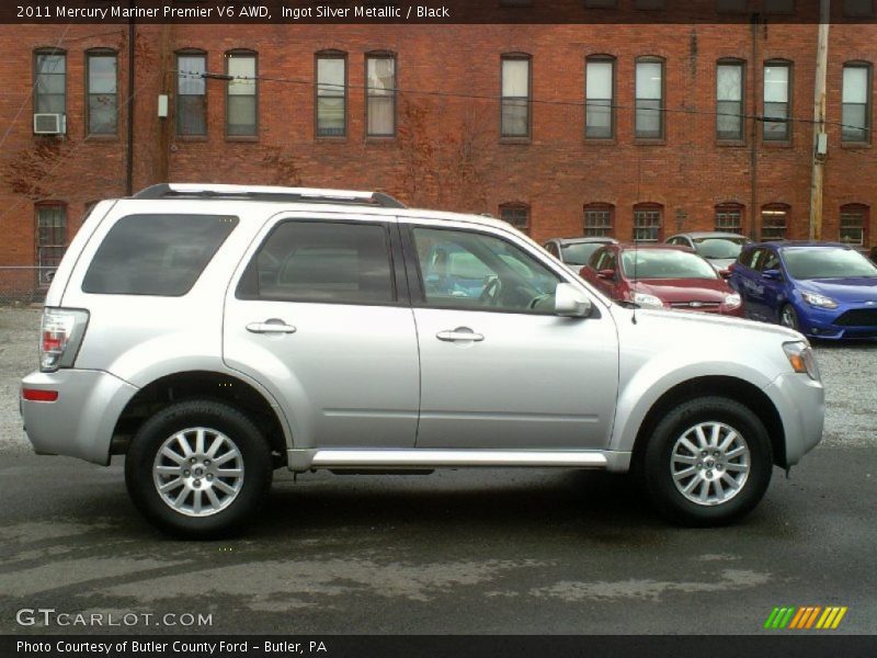 Ingot Silver Metallic / Black 2011 Mercury Mariner Premier V6 AWD