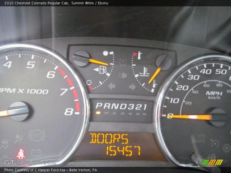 Summit White / Ebony 2010 Chevrolet Colorado Regular Cab