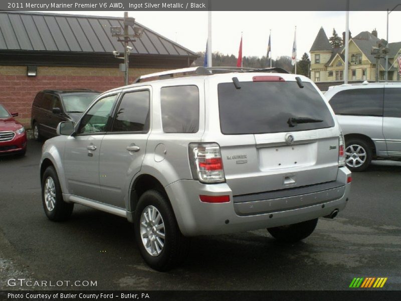 Ingot Silver Metallic / Black 2011 Mercury Mariner Premier V6 AWD